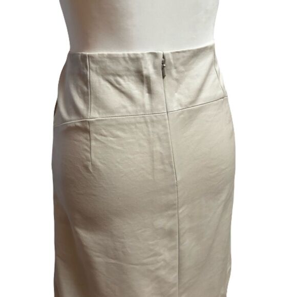 Banana Republic Beige Cotton Blend Pencil Skirt | Sz. 0 | EUC - Picture 5 of 8